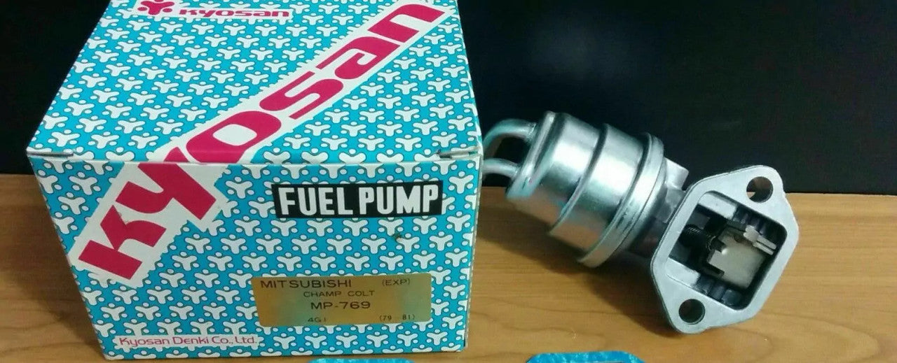 Fuel Pump fits Mitsubishi Colt Lancer Sapporo 4G11 4G12 4G63 SOHC 8v MP769 View Front