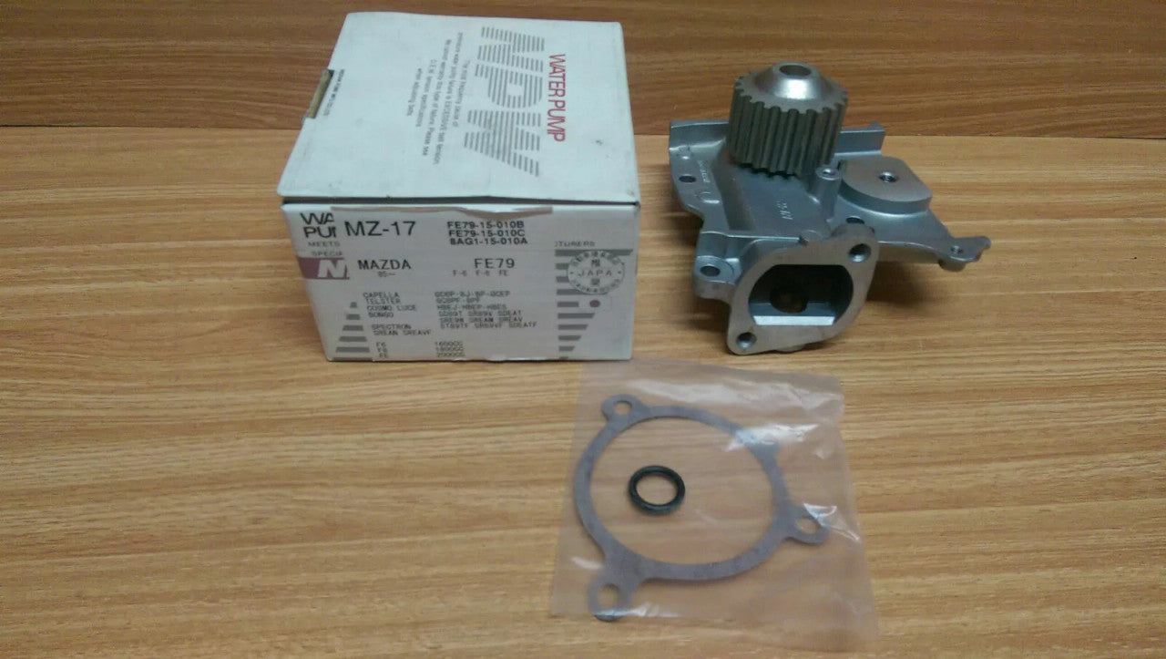 Water Pump fits Mazda Bongo Capella 626 Cosmo Luce 929 Spectron Ford Telstar MZ-17 View Front