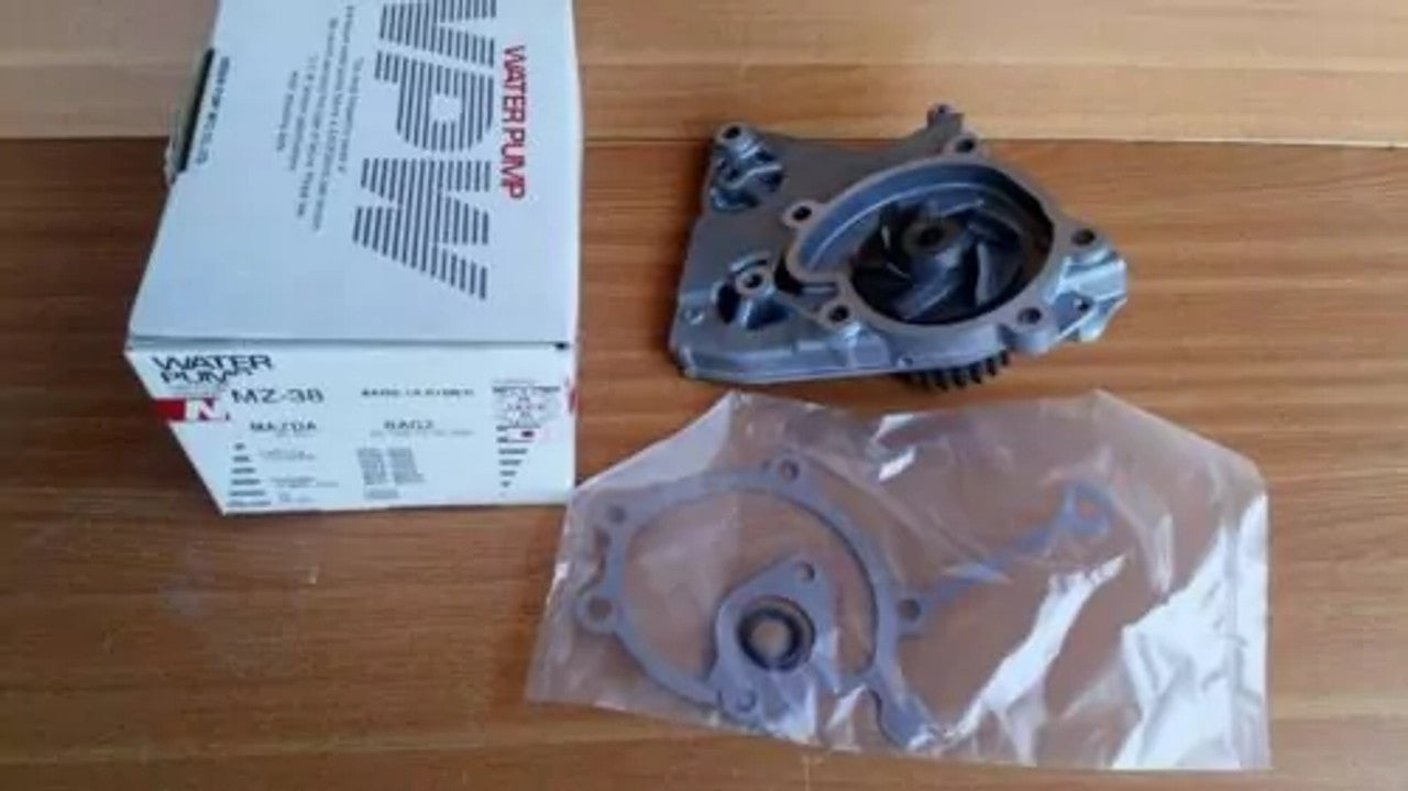 Water Pump fits Mazda 626 Persona Eunos 300 Ford Telstar Kia Sportage F8 FE MZ-38 View Rear