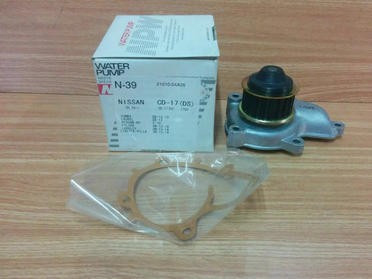 Water Pump fits Nissan Sunny Pulsar Laurel Ad Liberta Langley 1.7 Diesel CD17 N-39 View Front