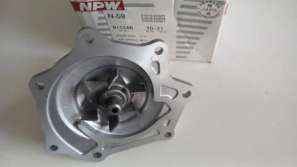 Water Pump fits Nissan Truck D21 TD25 TD27 N-59 View Rear
