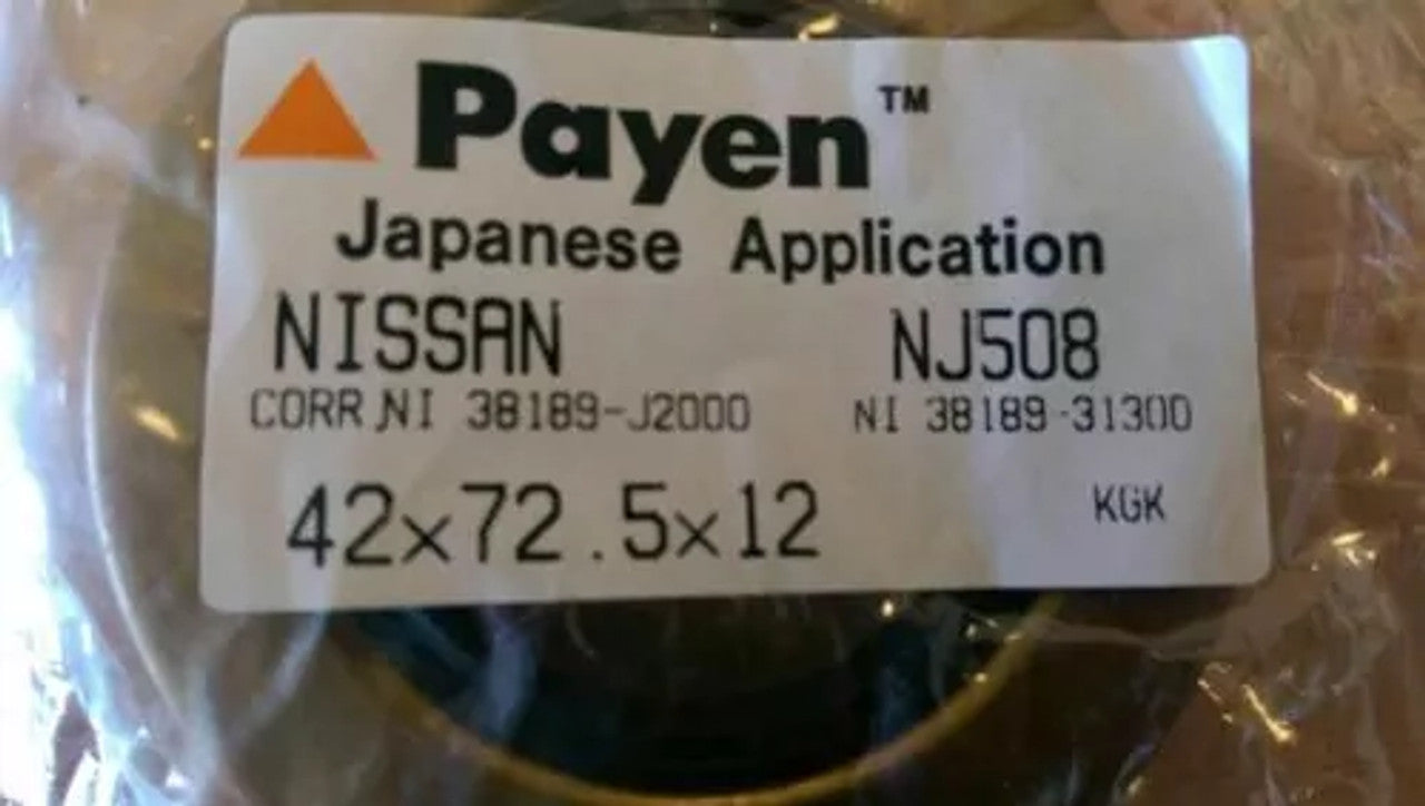 Oil Seal Drive Pinion fits Nissan Patrol Safari Y60 161 TB42S 42x72.5x12 NJ508 View Rear