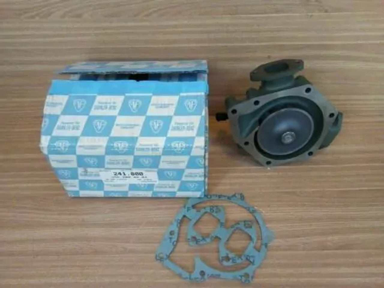 Water Pump fits Mercedes Benz Trucks T2/L OM355 6 cylinder 3552000801 OMP-241-800 View Rear