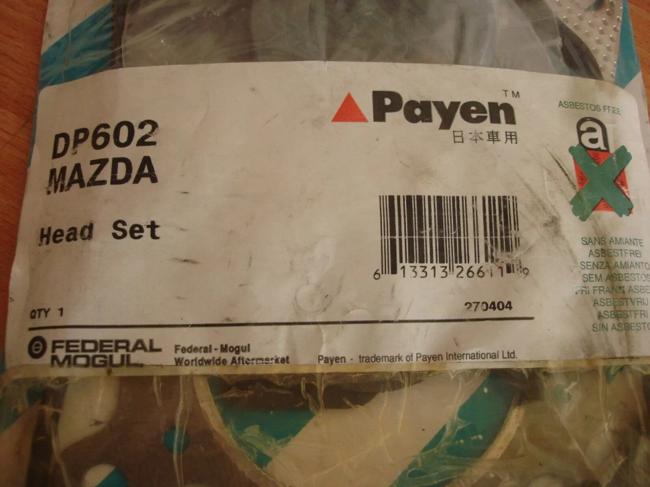 Gaskets Set kit fits Mazda 323 BF BD B5 E5 engines OPEN View Rear