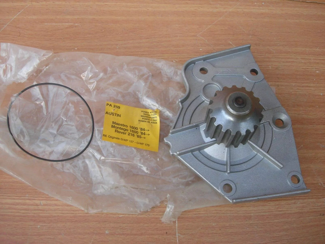 Water Pump fits Austin Rover Maestro Montego Rover 216 PA0259 View Front