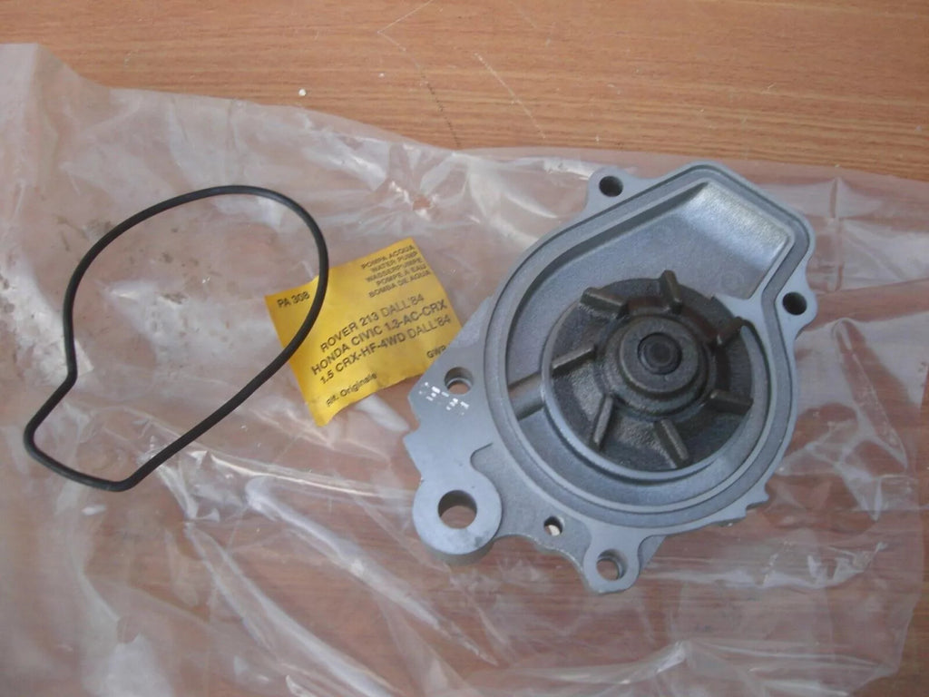 Water Pump fits Honda Civic CRX Rover 200 EW2 D12B1 D13B2 EV2 PA0308 View Rear