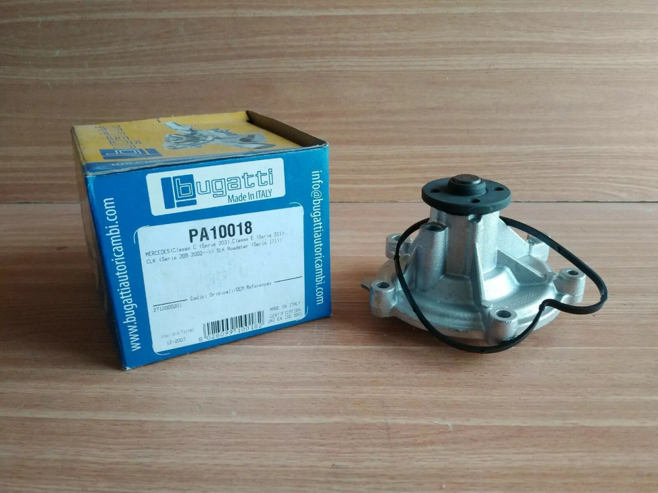 Water Pump fits Mercedes Benz W203 S203 CL203 W204 S204 W211 W212 C207 PA10018 View Front