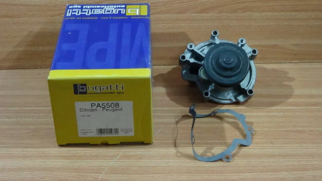 Water Pump fits Peugeot 605 Boxer Bus Box Citroen XM Jumper 1201A5 PA5508 View Rear