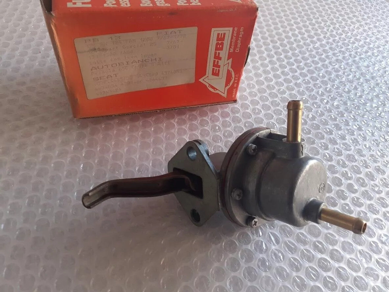 Fuel Pump fits Fiat 124 Sport 131 238 Autobianchi A111 Coupe Seat Mirafiori PB13 View Left