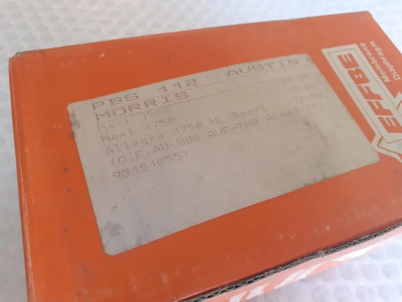 Fuel Pump fits Austin Morris Maxi Allegro Sport PBS112 View Lower