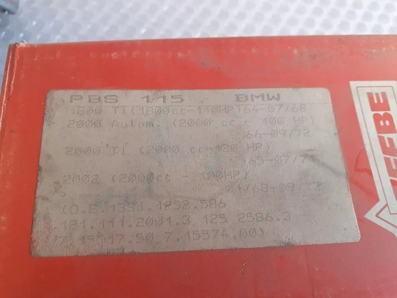 Fuel Pump fits BMW 1800 Ti 2000 Ti 2002 E10 engine 13311252586 PBS115 View Lower