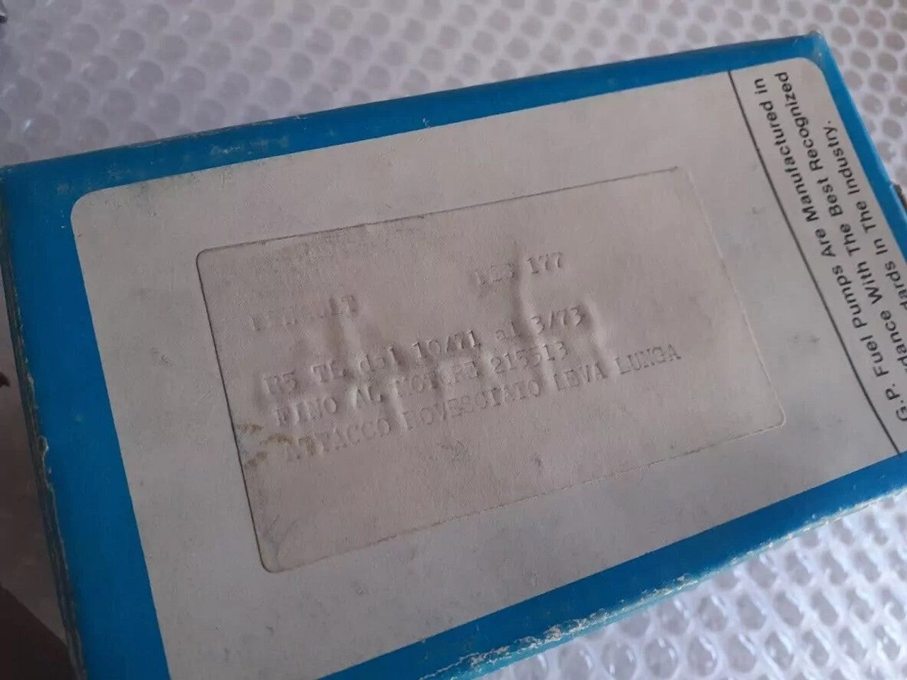 Fuel Pump fits Renault R5 TL 7700534253 PBS177 View Lower