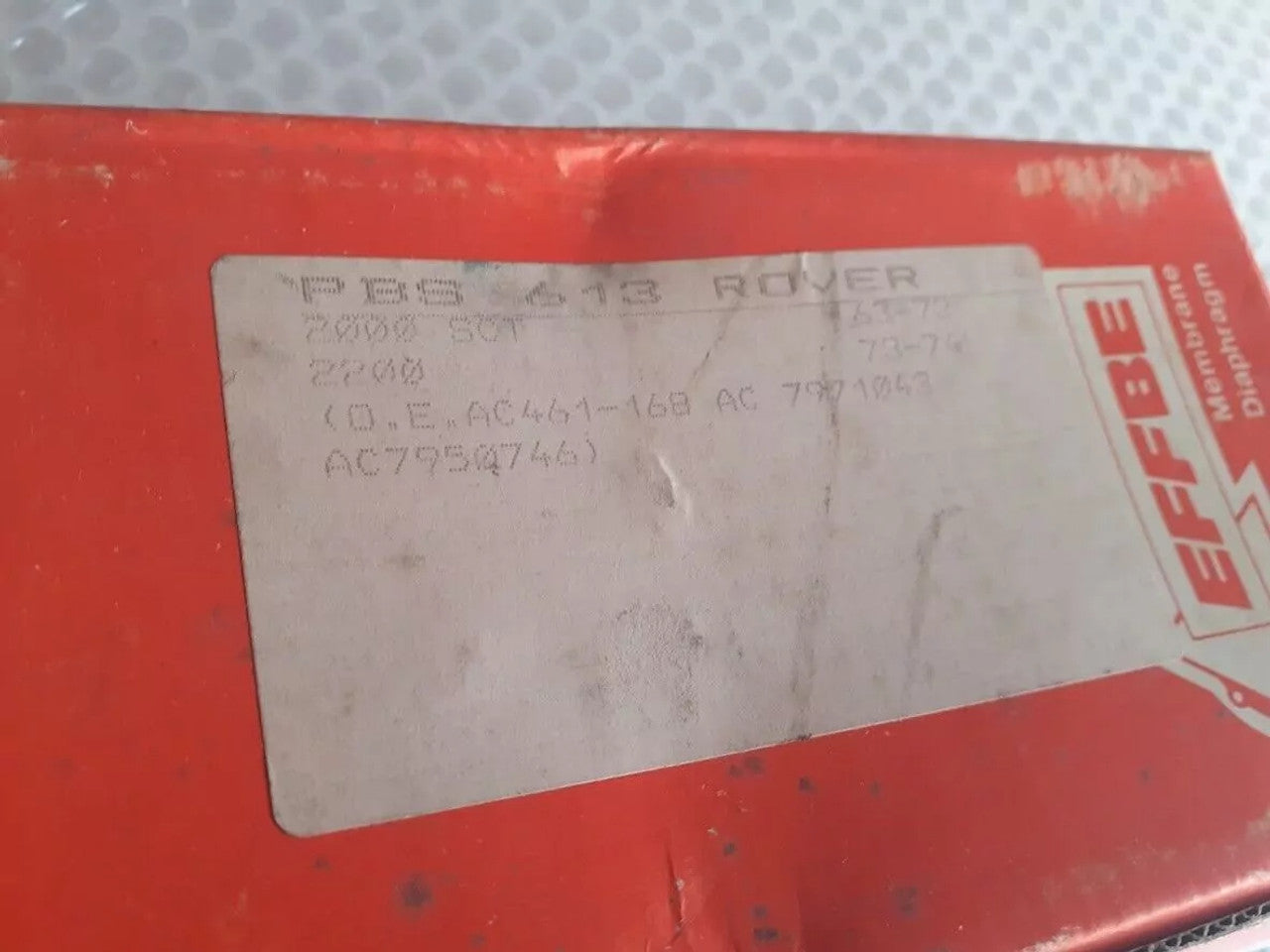 Fuel Pump fits Rover 2000 SCT 2200 PBS613 View Close Up Front