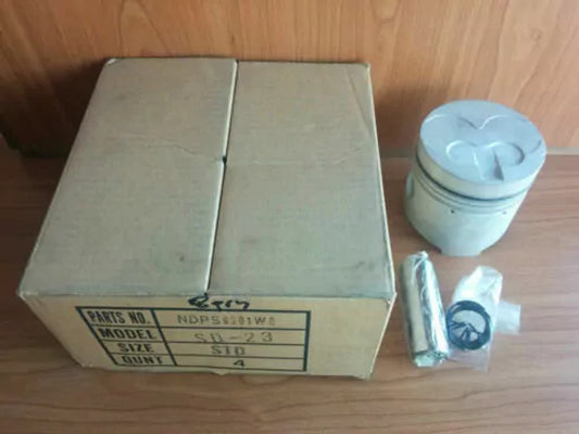 4x Pistons & Rings fits Nissan Datsun Pickup D21 720 SD23 Engine 89mm Bore STD PSD23/STD View Front