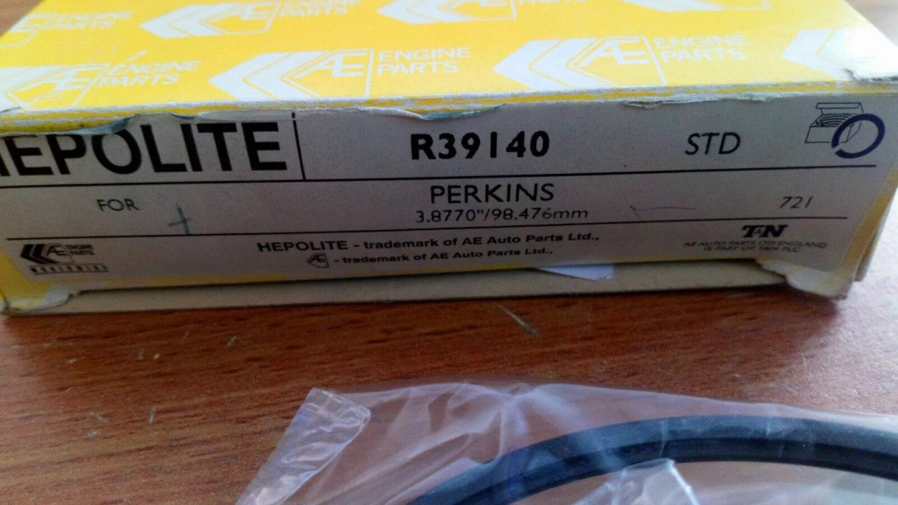 1 Cylinder Piston Rings fits Perkins 4212 4236 D39C 98.48mm Bore R39140 View Rear