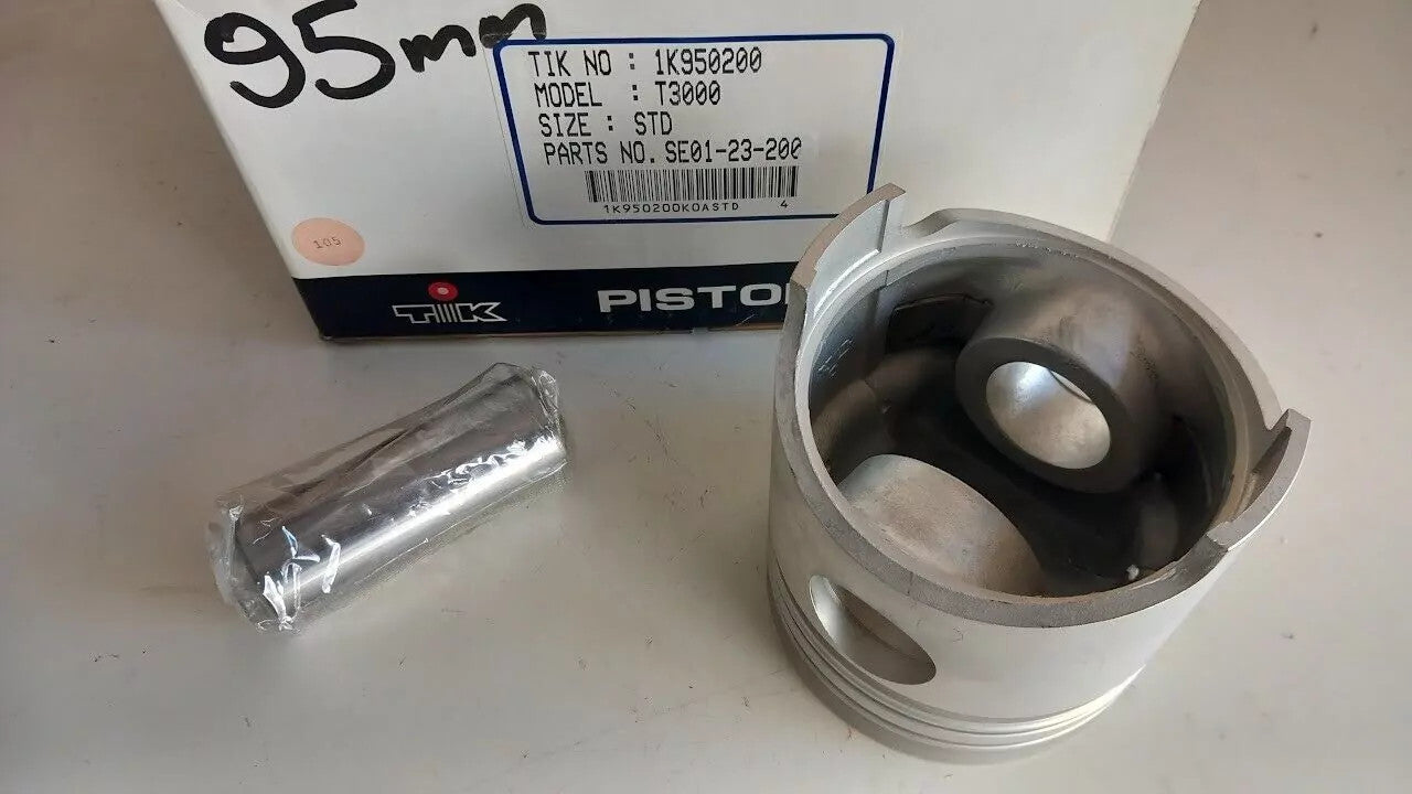 4x Piston fits Mazda HA engine Perkins 95.02mm Bore STD SE01-23-200 View Rear