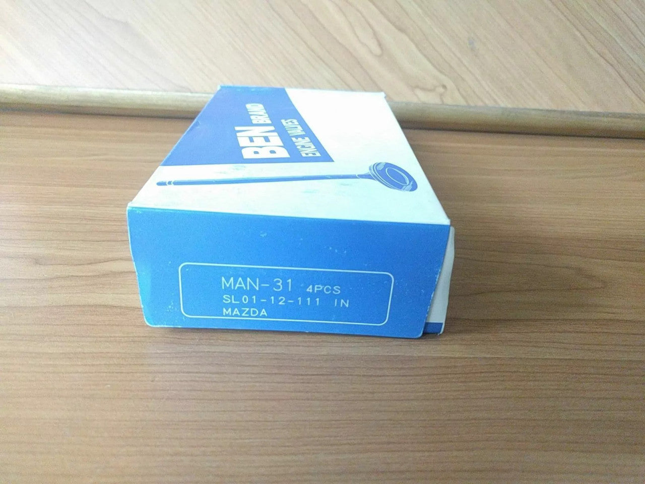 4x Intake Valves Inlet fits Mazda Titan SL T2500 T3000 T3500 T4100 SL01-12-111 View Front