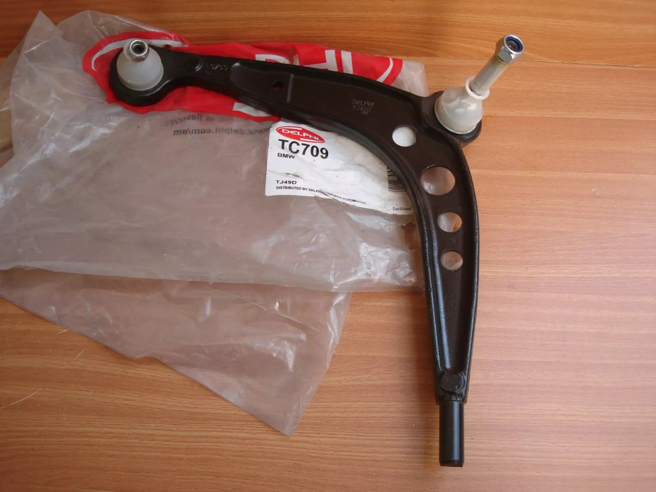 Control Arm and Ball Joint Assembly Front Left Lower fits BMW E30 TC709 View Front