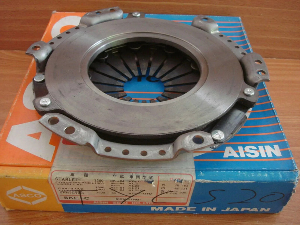 Pressure Plate fits Toyota Corolla AE70 Tercel AL12 AL11 2A engine 190mm TYC520 View Rear