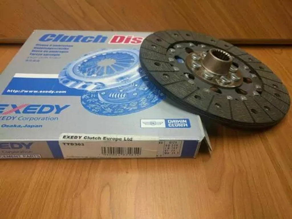 Clutch Disc fits Toyota Avensis CDT220 RAV4 CLA20 CLA21 1CDFTV 224mm TYD303 View Front