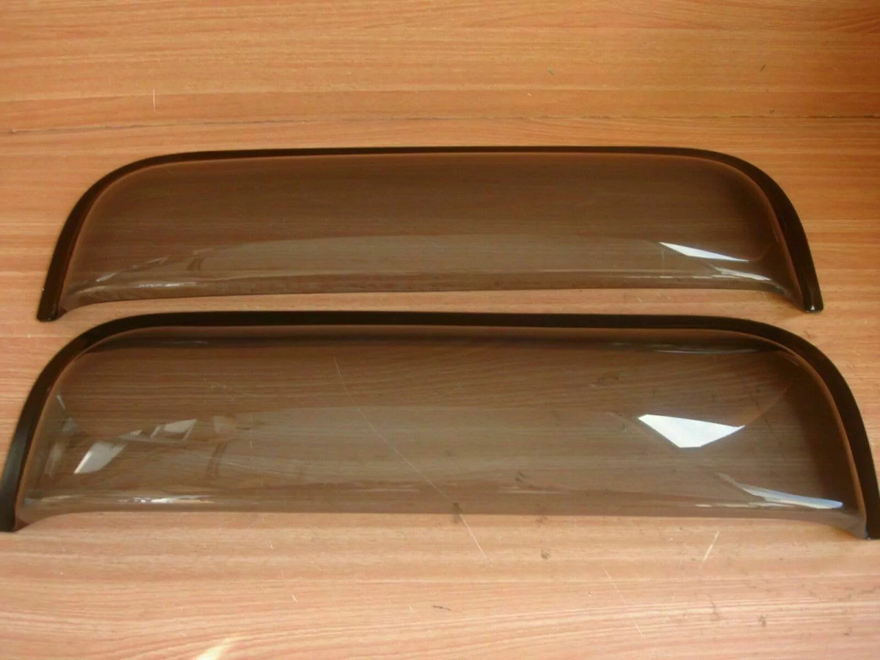 Window Deflectors Visors Rear Doors Set fits Mazda B2500 Proceed UN Genuine UH83-V4-536 View Front