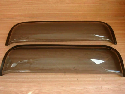 Window Deflectors Visors Rear Doors Set fits Mazda B2500 Proceed UN Genuine UH83-V4-536 View Front