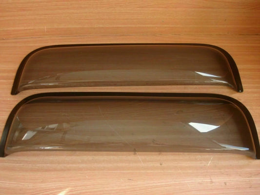 Window Deflectors Visors Rear Doors Set fits Mazda B2500 Proceed UN Genuine UH83-V4-536 View Front