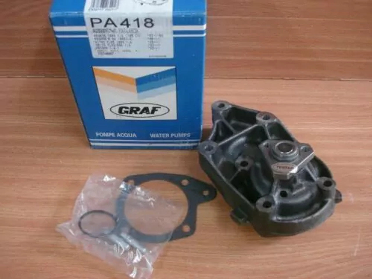 Water Pump fits Fiat Regata Super Ritmo Lancia Delta Prisma 1.6 GT W-PA-418 View Rear