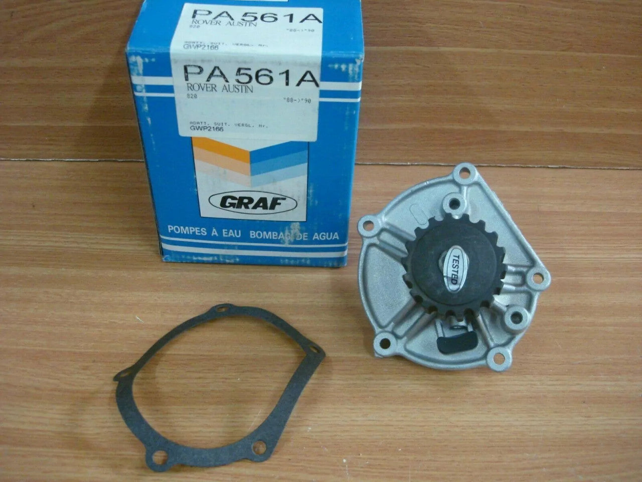 Water Pump fits Rover Austin 200 220 GTi 400 420 GSi 820 Sport GWP2166 W-PA-561 View Front