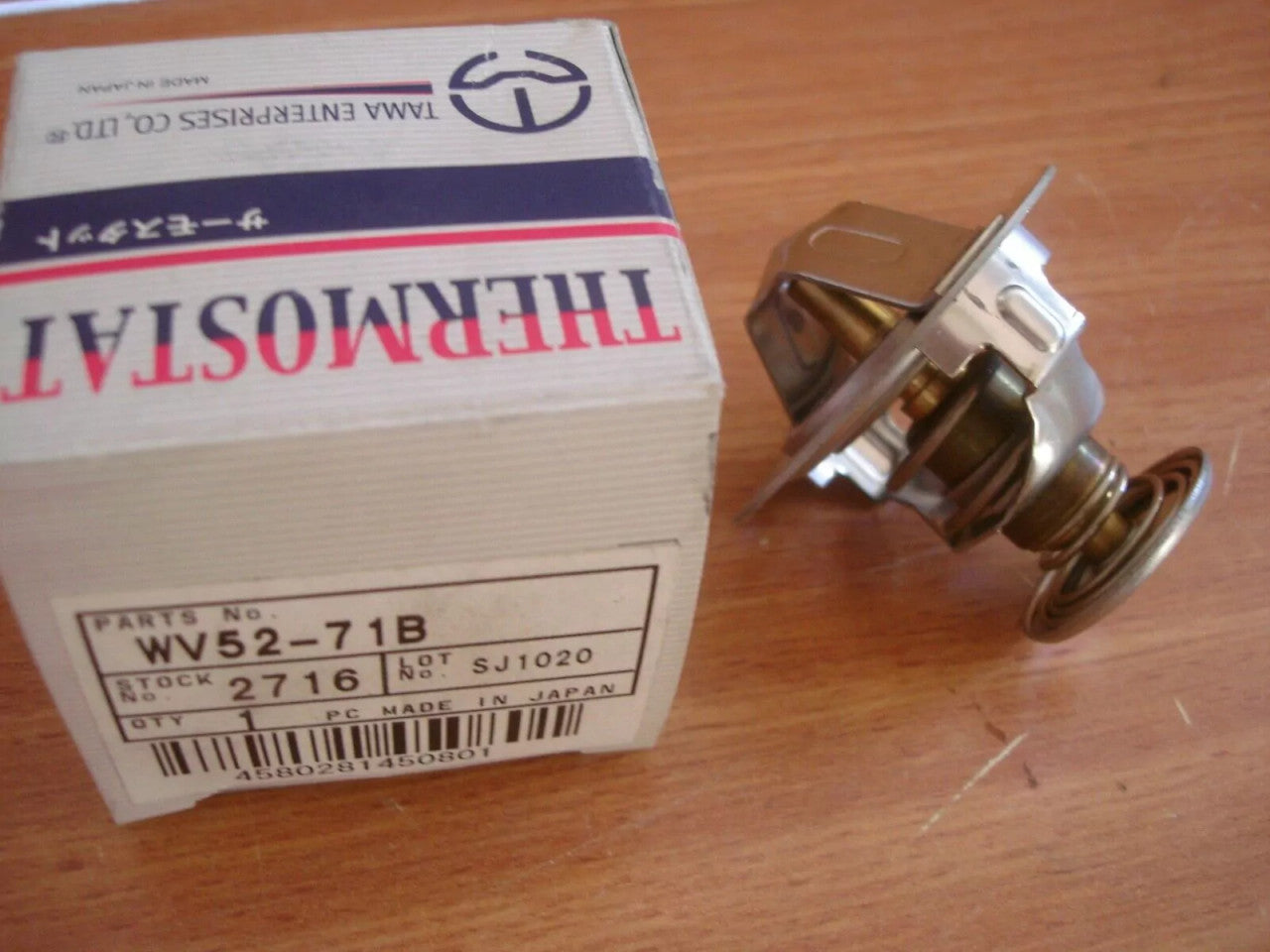 Thermostat fits Daihatsu Charade G101S CL Diesel WV52-71B View Rear